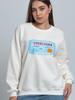 Chic European & American Style Loose Fit Sweatshirt for Autumn & Winter
