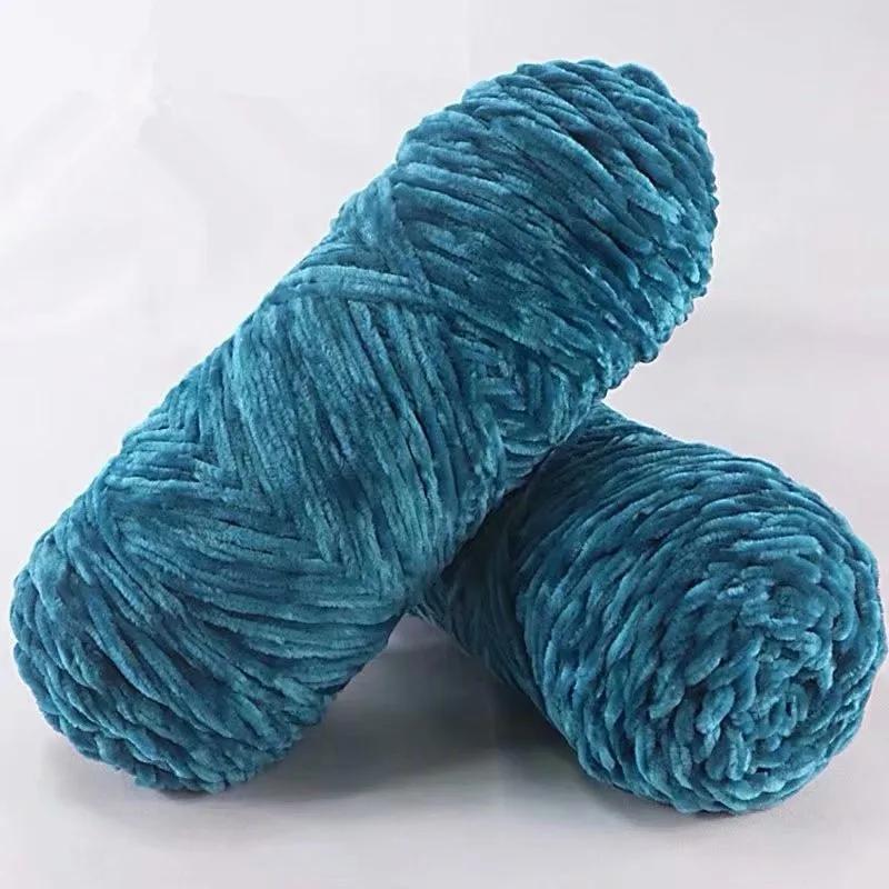 Dolphin Baby Plush Yarn Soft Chenille Yarn for Knitting DIY 100% Polyester Velvet Yarn Amigurumi Accessories 1 Skein 100g 130M