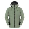 Unisex Fleece-Lined Windproof Waterproof Softshell Hooded Jacket for Outdoor Camp & Hike