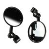 Vintage Motorcycles Scooter Handlebar Convex Mirror Black Round for ATV Scooter Dirt Bike Universal Convex Mirror