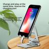 Aluminum Alloy Desktop Holder Stand Silicone Folding Stand Portable Mobile Phone Stand  Desktop