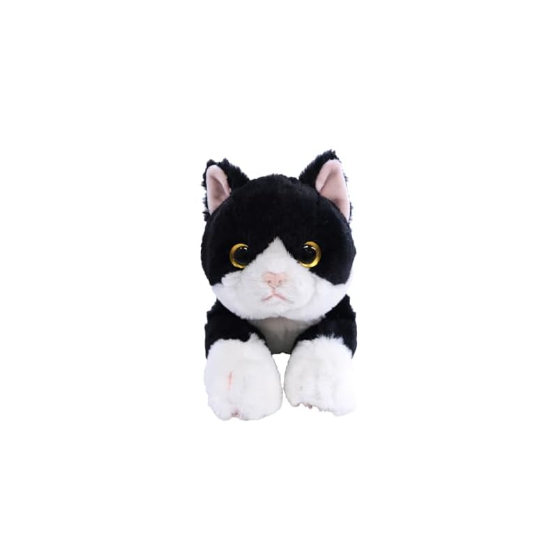 Sunlemon Knee Cat (Bicolor) S 13 x 36 x 15 cm Plush Toy (Renewed Version) Cute Animal Cat P-1513