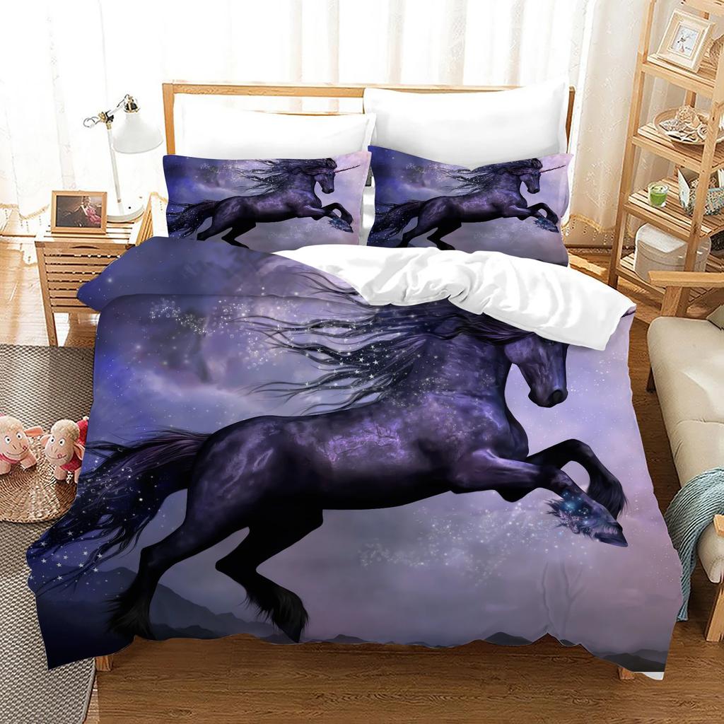 Comforter Dropship Bedding Set Unicorn 140X210 Dream For Girl Boy Single Double Size Bedroom Sets Bedclothes
