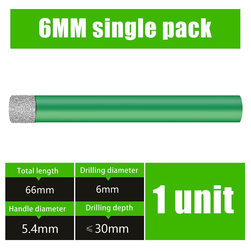 

Алмазное сверло 6-16 мм шестигранный хвостовик встроенный охлаждающий воск для фарфоровой плитки стекла гранита мрамора керамики корончатое сверло A1