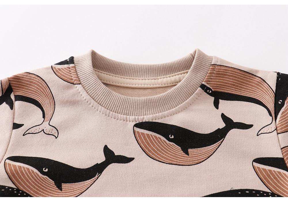 European Style Cotton Long Sleeve Hoodie for Boys - Autumn/Winter