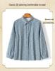 Lightweight Summer Blouse for Middle-Aged and Elderly Women