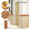 1pc 2.3mX8cm Self-adhesive Wall Stickers Decorative Ceiling Corner Line Yin Corner Line Stickers Background Wall Border