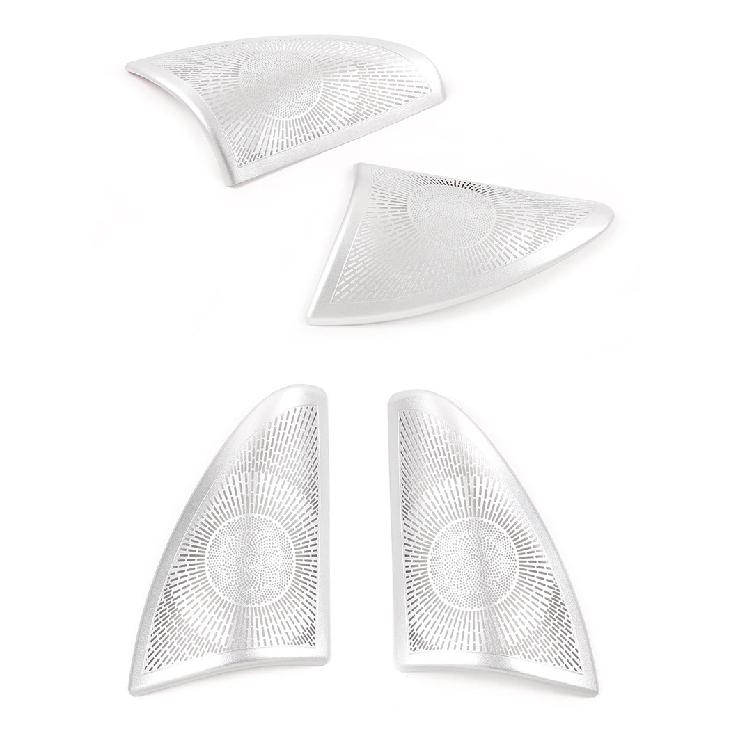 For Land Rover Range Rover Sport L320 2010-13 Stainless Steel Car Door Tweeter Audio Speaker Cover Trim Sticker Car Accessories