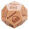 Date Night Dice,Food Decision Dice,Date Night Wooden Dice Game For Couples, Wood Reusable Couple Dice,Funny Anniversary Date