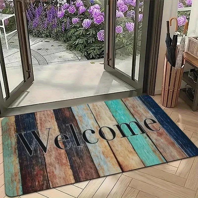 1PC Duck Pattern Kitchen Rugs Non-Slip Door Mats Pop design Bathroom Rug Bath Mat Carpet for Home Sink Laundry Decor