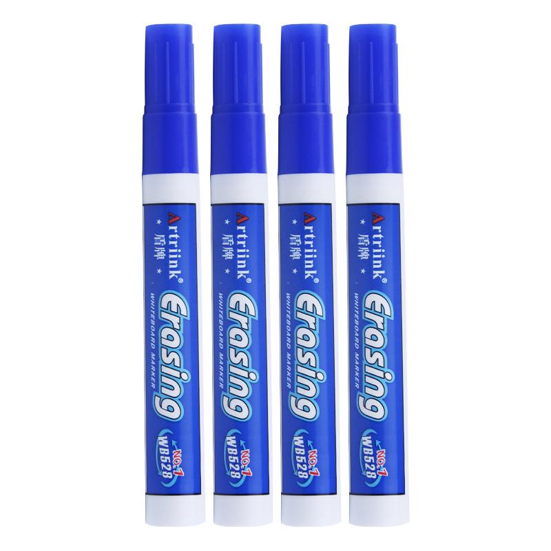 4pcs Whiteboard Marker Set,Erasable, Refillable,Safety,Non-Toxic,High Capacity,Office,Conferencing,Educational Items