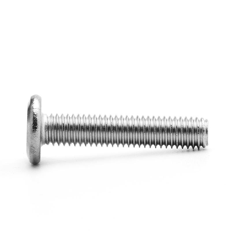 304 Stainless Steel Chamfered Hex Screw, Inch Size, Large Flat Head Furniture Bolt