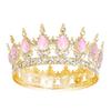 Diadema Tiara Corona di Re Barocca Europea con Strass