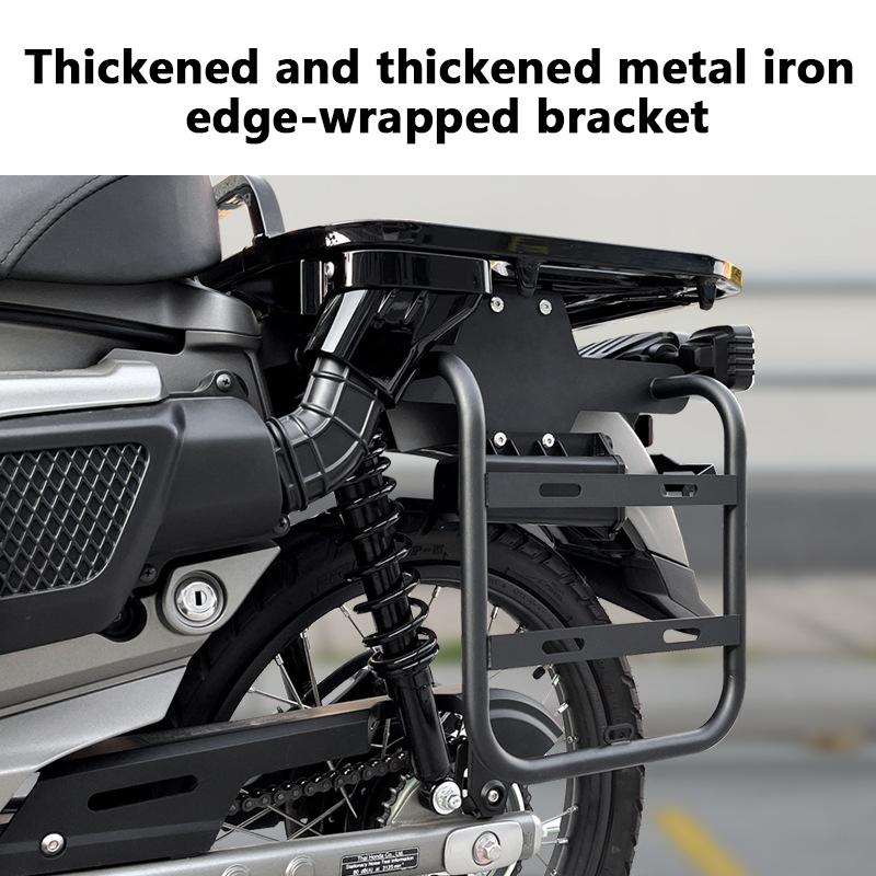 Motorcycle Side Bags Bracket Mount Holder for Honda CT125 Saddlebag Support Universal Fit Durable Aluminum Accessories