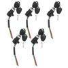 5Set Electric Bicycle Electric Scooter Power Supply Lock Key Switch Electric Door Lock
