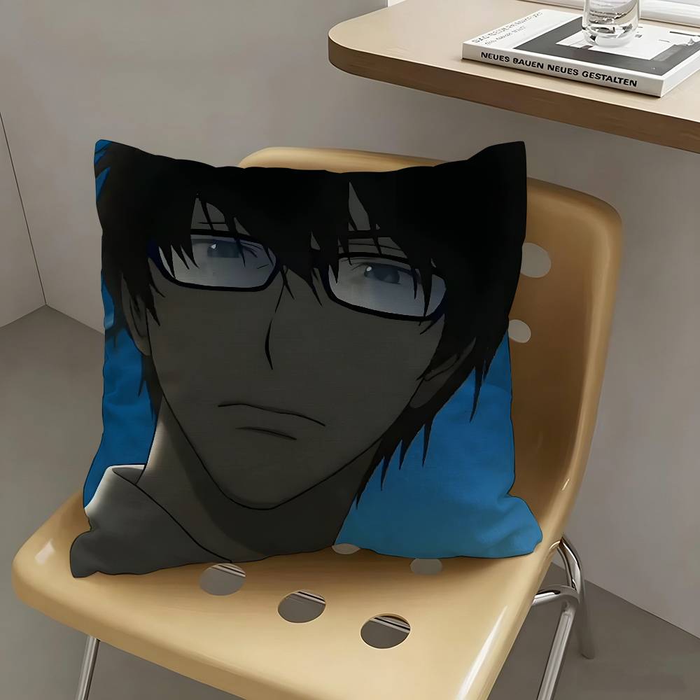 1pc Hisami Touji Terror In Resonance Pillow Case Fashion Square Pillowcase Bedroom Sofa Room Ins Decoration Leisure