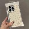 Pink Flowers Lichee Pattern Silicone Case For IPhone 16 Pro Max 15 14 Plus 13 12 11 For IPhone X XS Max XR Shockproof Cover Case