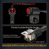 Motorcycle Spotlight Switch Light Bar/Work Light Fog Light On/Off Nylon Wiring Harness for Car Boat Truck 120W Cable Accessories