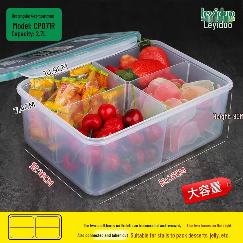 ZISIZ Multi-compartment Food Storage Container