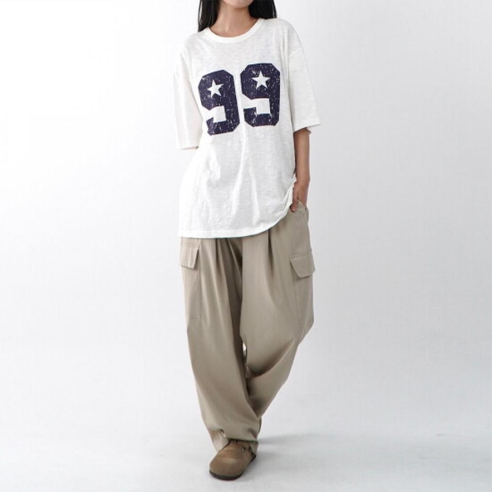 Onl Women Cargo Banding Pintuck Wide Pants Training Pants