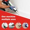 AKX0V Cordless Caulk Gun with High Brightness LED Light 250kg Force Electric Sealant Gun for Construction & DIY