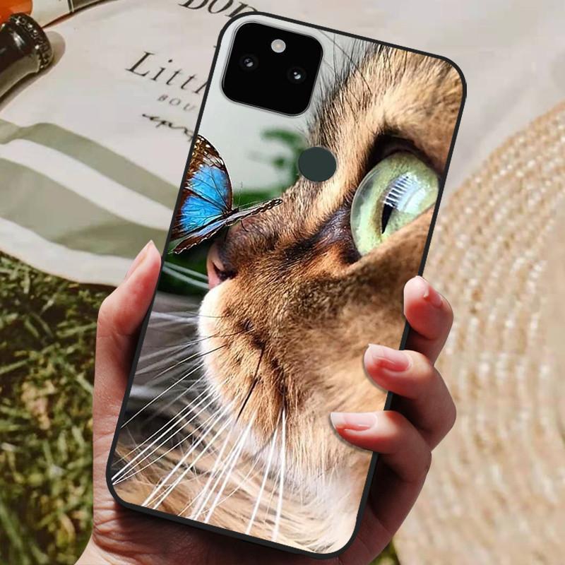 Modische Mattes Case Für Google Pixel 5A 5G 5 Case Weiches Silikon Google Pixel 4A 5G 4G Case Rückseite Pixel5 Pixel4A Cases Hüllen