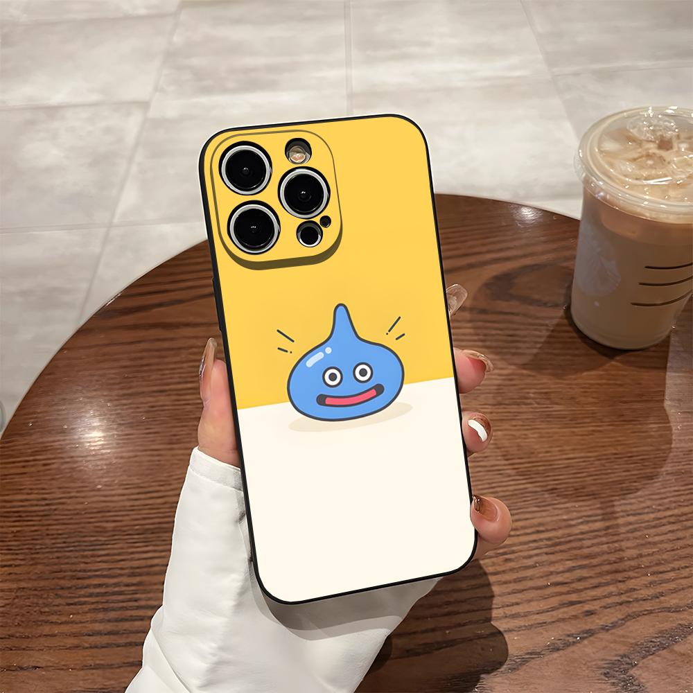 D-Dragon Quest Slime Phone Case For 17 Pro Max Iphone 14 Pro Max 12 16 15 13 Pro 11 Xr X Xs 8 7 Plus Back Cover
