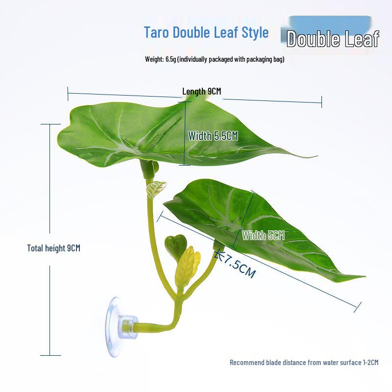 Lotus Leaf Resting Bed for Fish Tanks - Simulated Aquatic Plant Decor