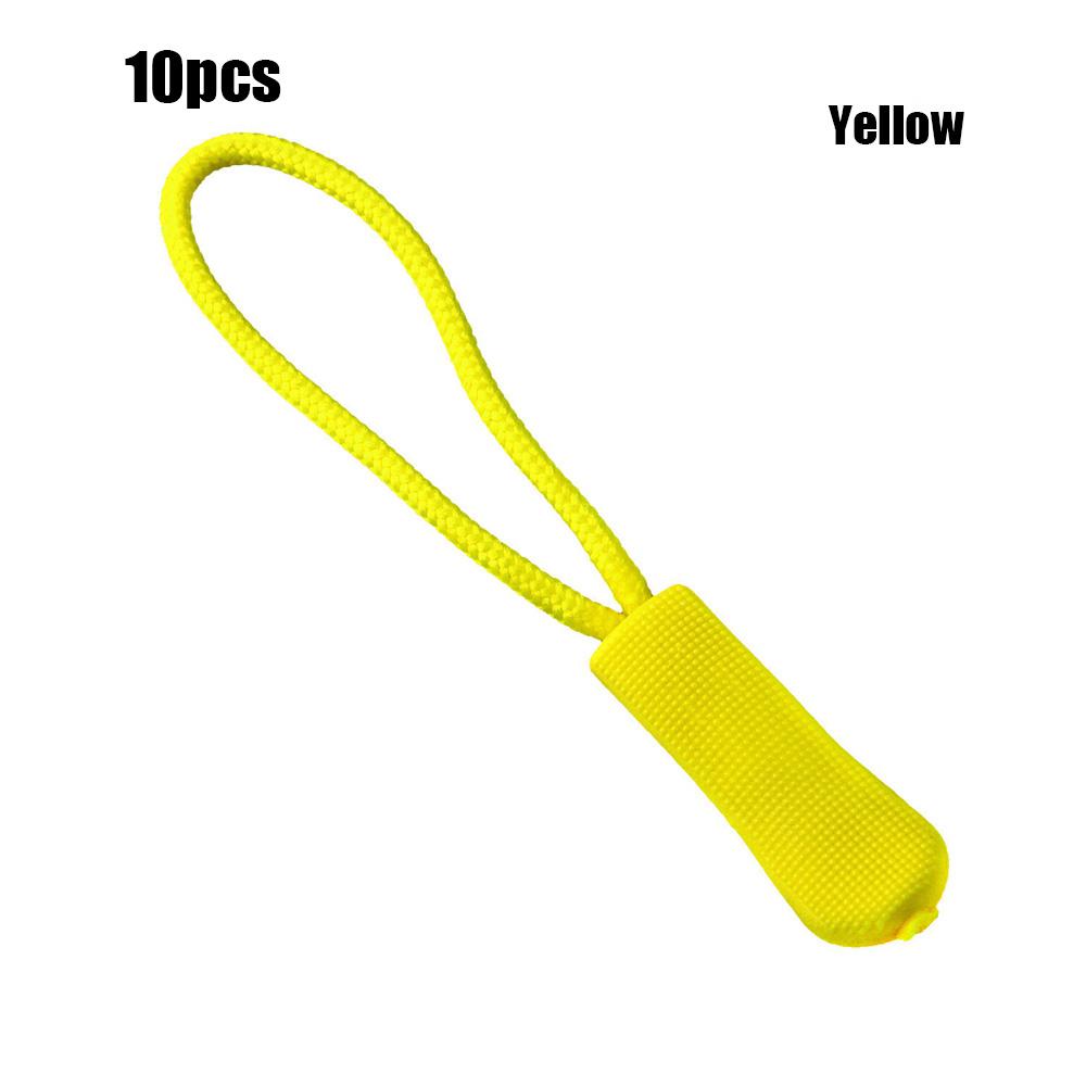 10 PEÇAS/Pacote Mochila Jaqueta Puxador de Zíper de Reposição Corda Puxadores Bolsas Clipe Fivela Puxador de Zíper Mala Roupa de Viagem Ferramentas