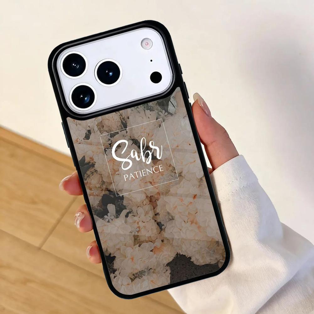 Sabr Patience SOFT Phone Case For Apple iPhone 17 Air 16 Pro Max 15 Pro Max 14 13 12 11 Mini Back Cover