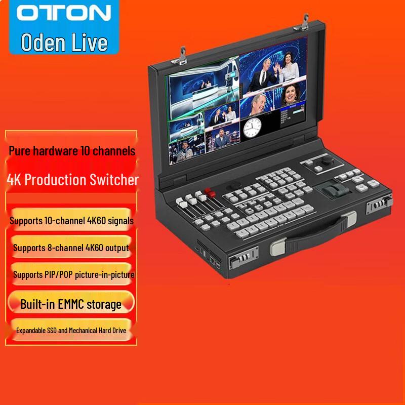 Oton K60 4K 10-канальный коммутатор для прямой трансляции