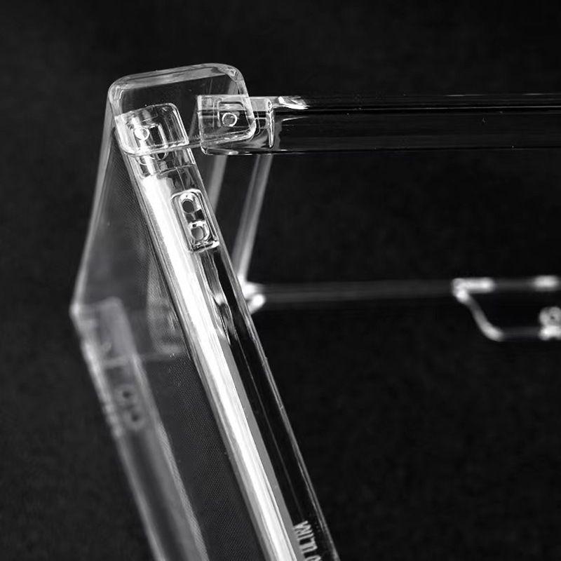 For Samsung Galaxy Z Flip7 5G Shockproof Case Crystal Clear PC Phone Shell 3-Piece Design Phone Cover