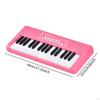 Mini Electric Digital Piano Portable Musical Toys for Birthday Gift Children Pink