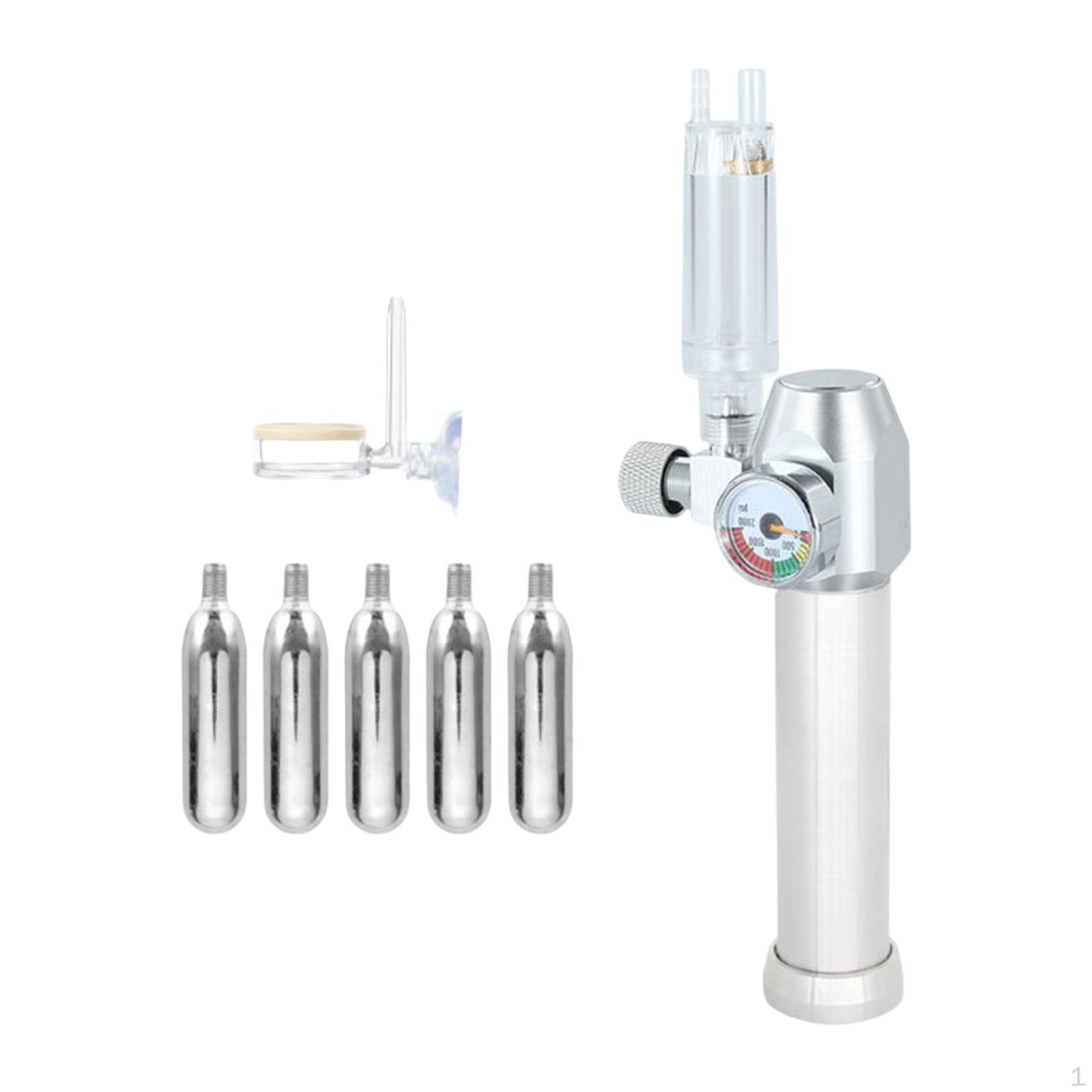 

Комплект компонентов системы регулятора CO2 для аквариума Практичное оборудование Профессиональный Компактный Single Gauge