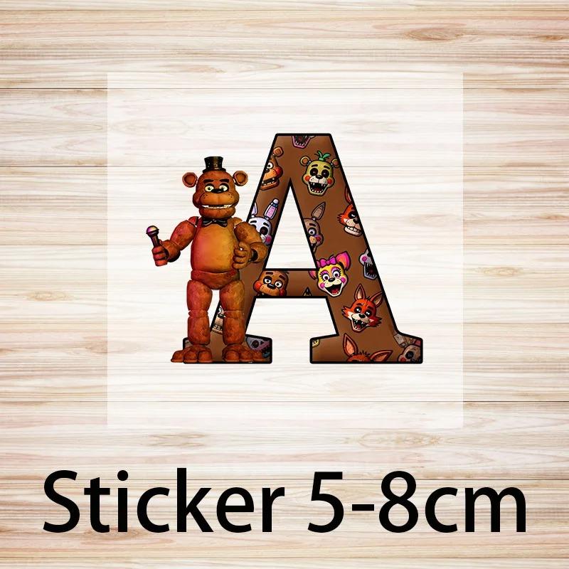 Fnafs Children T-shirt Five Nights At Freddys Letter Tee Top Round Collar Clothing Kawaii Summer Short Sleeve Kids Clothes Gift
