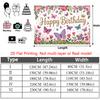 Party Backdrop Floral Butterfly Flat Parties Spanish Text Events Celebration Photo Booth Front Door Decor