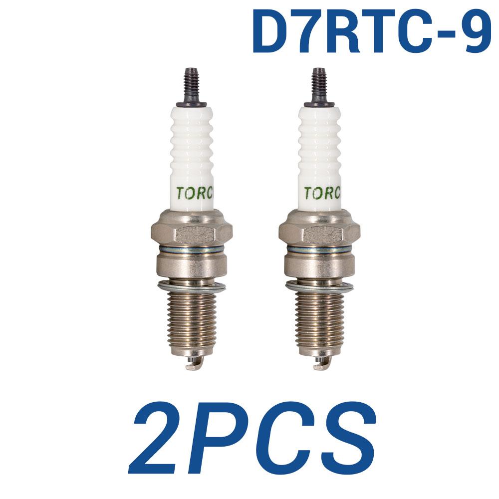 

2-8PCS Replace for DPR7EA-9 for HONDA 98069-57916 for X22EPR-U9 for SUZUKI 09482-00354 Spark Plugs Torch D7RTC-9 Candles 2 pieces with box