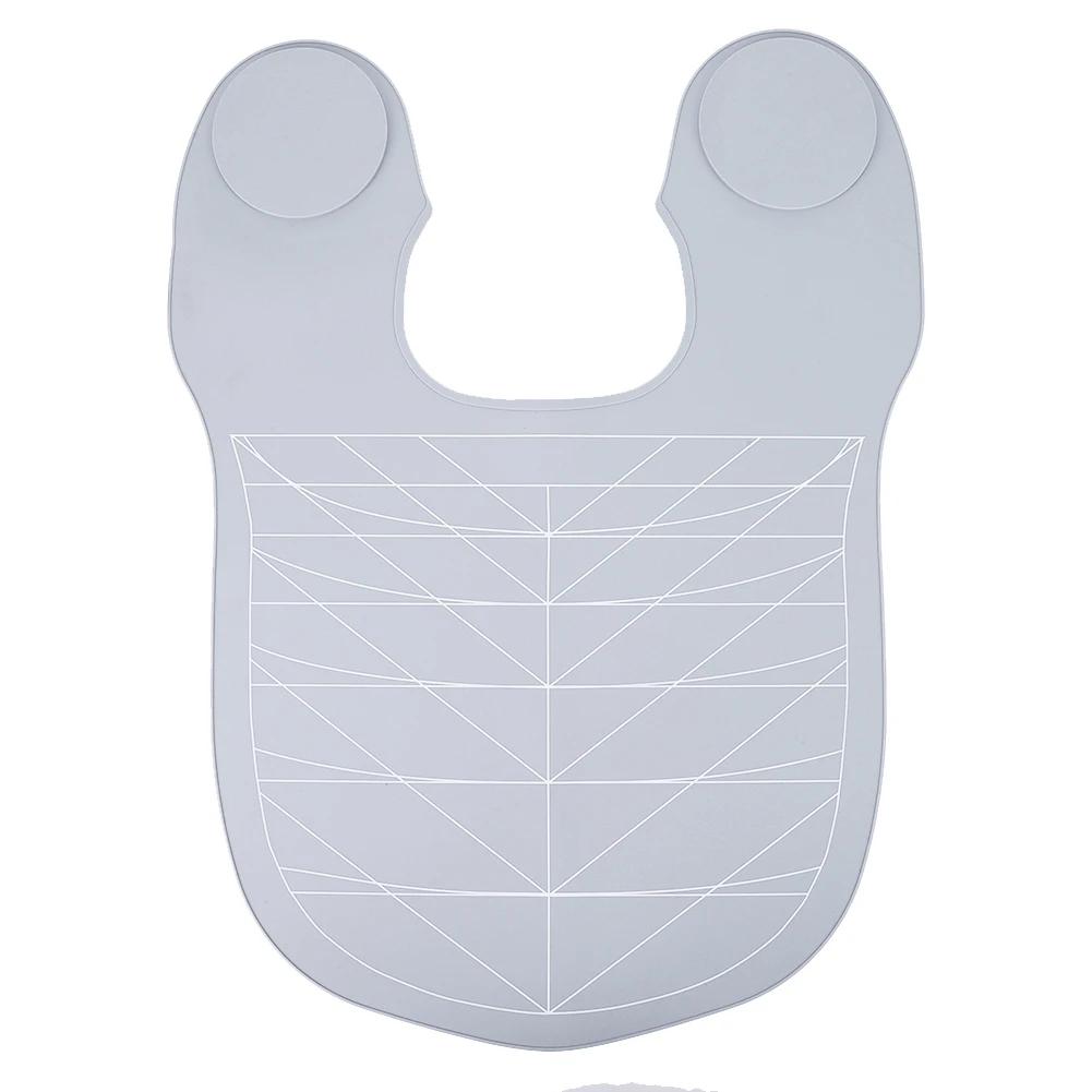 Silicone Cutting Cape Waterproof Salon Hairdressing Hair Cutting Pad with Guidelines Hair Cutting Mat Weighted for Hair Stylist
