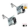 BDP769-1 2 Pieces Front Left AND Right Door Catch Hinge Brake Stop Check Strap Limiter for Peugeot 3008 MK1 T84 0U 5008 MK1 T87 0U 0E 9181Q2