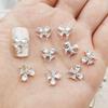 Luxury Zirconia Butterfly & Snowflake Nail Art Rhinestones - Super Shiny Alloy Ornaments