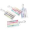 Soft Summer Autumn Double-sided Color Cards 24 Circular Blocks Professional Color Palette for Wedding Stylist Bridal Makeup Matching