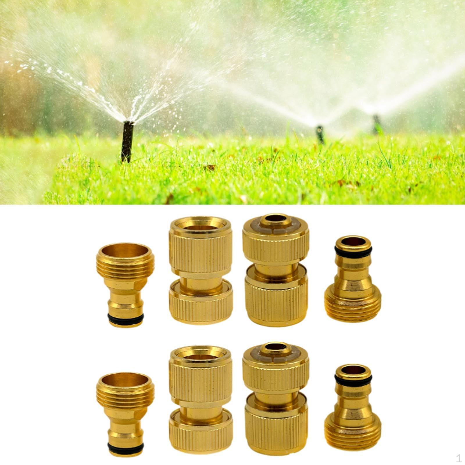 Garden Hose Quick Connect Fittings Brass Practical, Easy Installation, Durability Adapter,