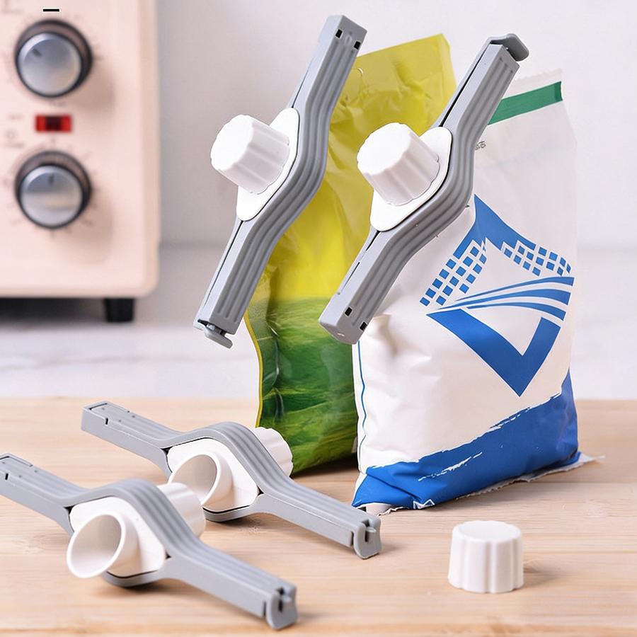 1/3/5Pcs Sealing Clip with Pour Spout for Food Storage, Moisture-Proof Sealing Clamps for Cereal, Powder, Seasoning Snacks Kitchen Gadget