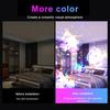 Double Tube Snowflake Christmas Projection Lamp Atmosphere Decoration Small Night Lamp Outdoor Projection Atmosphere Lamp