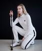 CHUCUCHU C23F-Pt003W Line Point Elastic Waist Pants