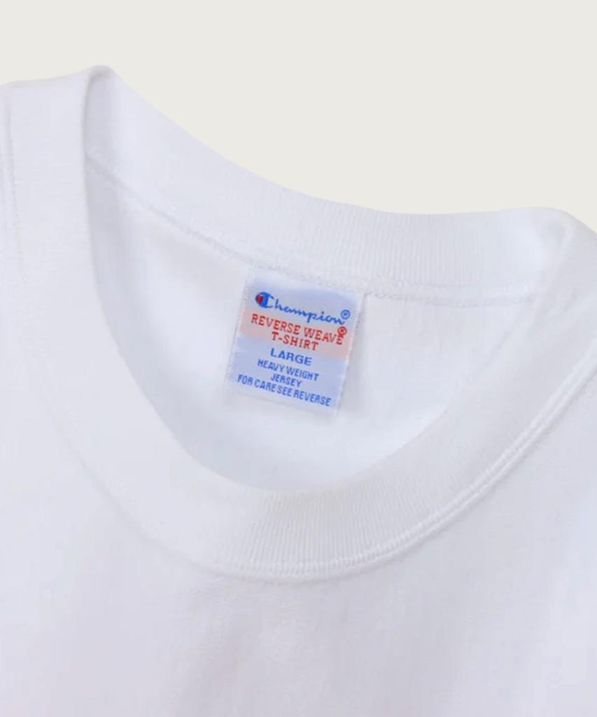 CHAMPION Reverse Weave C Logo Short Sleeve T-Shirt White