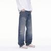 Old Money Style American Retro Cleanfit Jeans Boys Handsome Baggy High Street Loose Denim Straight Pants