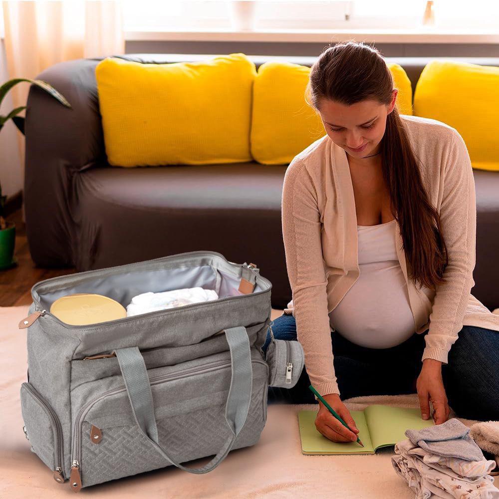 New Korean Waterproof Lightweight Crossbody Mummy Tote Bag for Outings and Hospital