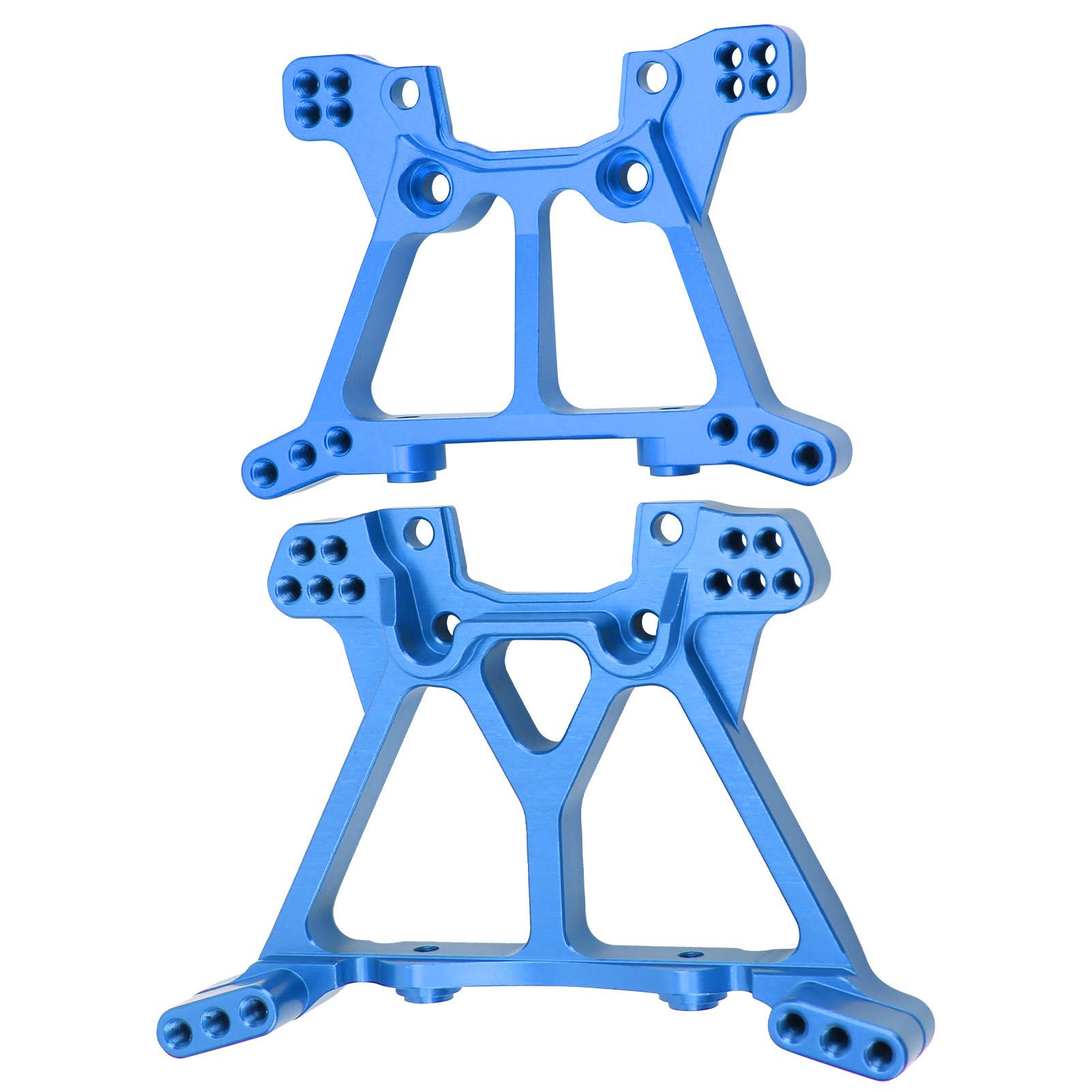 

RC Aluminum Alloy Front Rear Shock Tower for Traxxas Slash 4X4 TSM 1 10 RC Car Upgrade PartsBlue