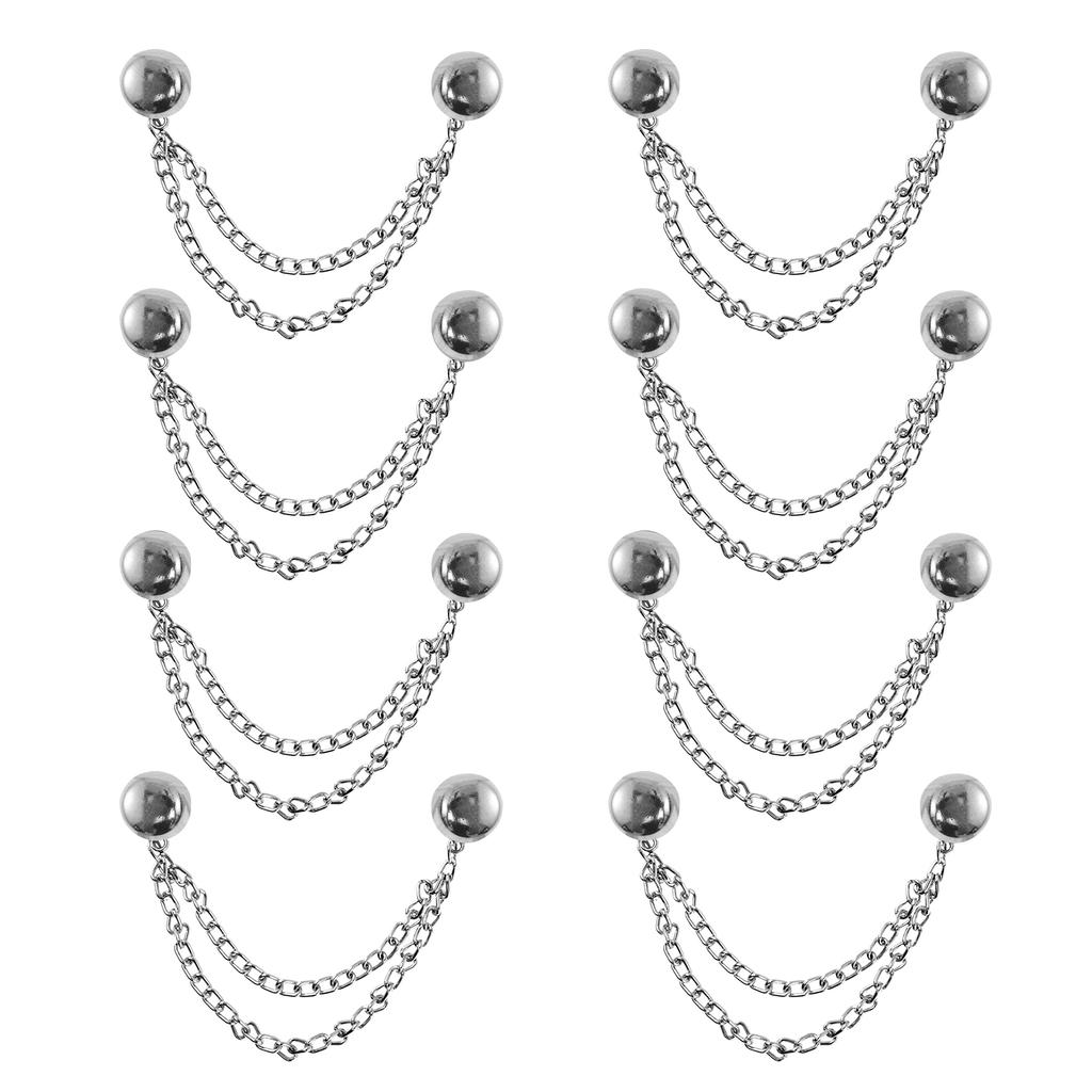 8 Stuks Magnetische Kledingclips Magnetische Kleding Spelden Universele Magnetische Kleding Sluiting voor Manchetten Halslijn Zomen Broekzomen Overhemd
